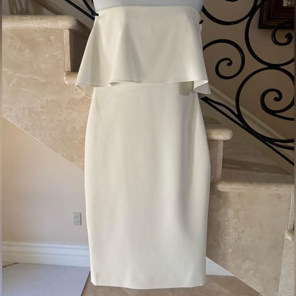 Likely Strapless Cream Dress - Picture 1 of 3